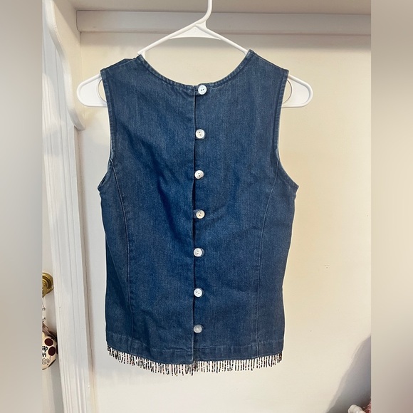 FINAL PRICE Vintage Central Falls Button Up Denim Top - Picture 1 of 6